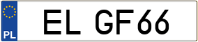 Truck License Plate